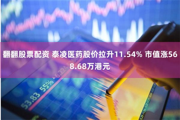 翻翻股票配资 泰凌医药股价拉升11.54% 市值涨568.68万港元